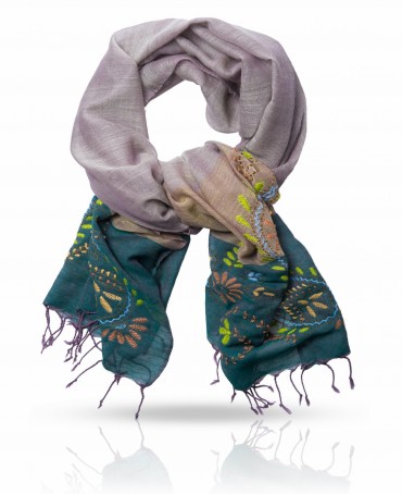 Палантин Женский ZW.EMB/GREEN